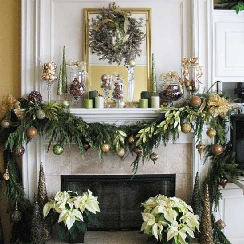 Standout Christmas Fireplaces . . . Colonial To Classical!