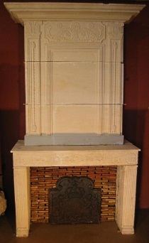 fireplace mantel