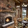 rock fireplaces