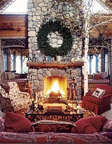 The Cozy Stone Fireplace Rest And Relax In A Rustic Setting