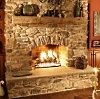 country stone fireplaces