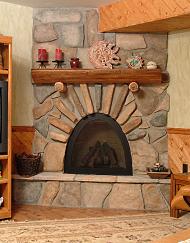 manufactured stone fireplaces